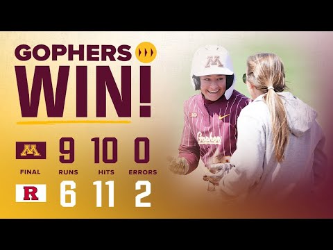 Gopher Softball Wins Game 2 of Series Against Rutgers
