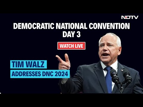 DNC 2024 LIVE Updates | Tim Walz Addresses Democratic National Convention 2024