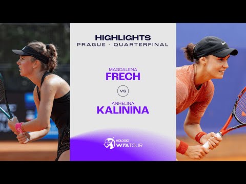 Magdalena Frech vs. Anhelina Kalinina | 2024 Prague Quarterfinal | WTA Match Highlights