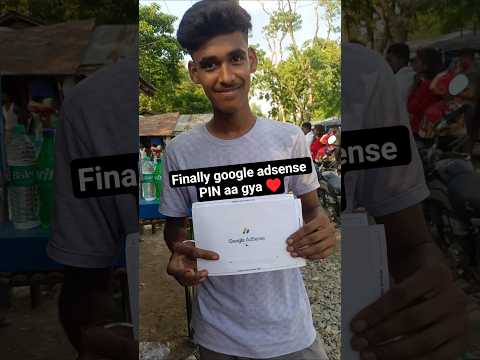 Finally Google adsense pin aagya #adsencepin #googleadsense #shortsvideo ❤️