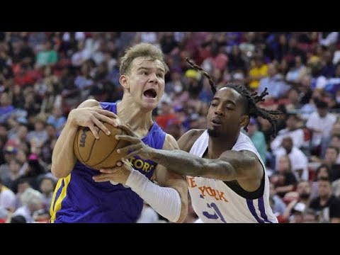 Golden State Warriors vs New York Knicks Full Game Highlights | July 8 | 2022 NBA Summer League video clip