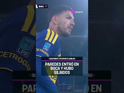 PAREDES ENTRÓ EN <strong>BOCA</strong> Y HUBO SILBIDOS
