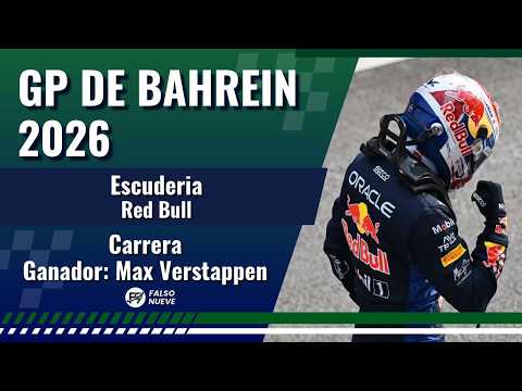 🛞 MAX VERSTAPPEN <strong>GANA</strong> <strong>LA</strong> CARRERA DEL GP DE BAHREIN F1 - FALSO NUEVE RACING TEAM 🔥