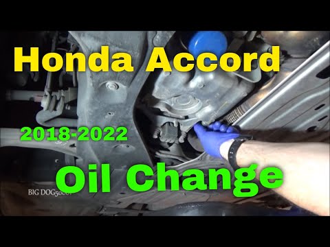 Honda Accord Oil Change (2018-2022)