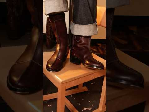 Making boots in my dorm