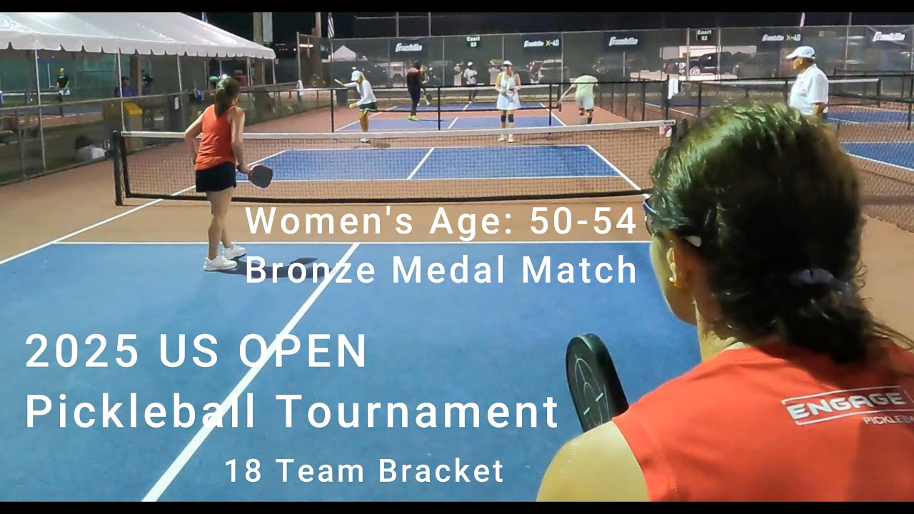 Women's Double Age: 50-54 Bronze Medal Pickleball Match - US Open 2025