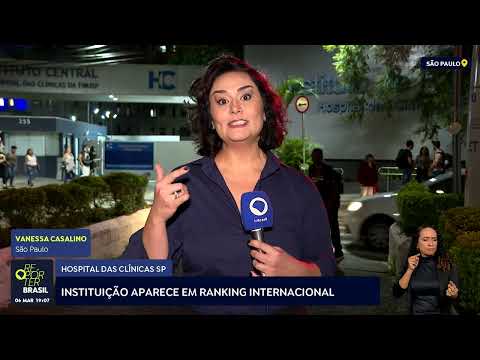 Hospital das Clínicas de São Paulo aparece em ranking internacional
