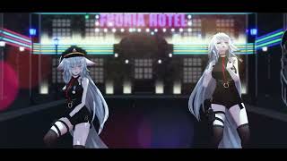 【絶え間なく藍色：Endlessly Blue：MMD 】Danced by Tukky　【singing by meychan】JPvtu