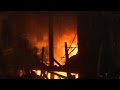 Four-storey building on fire in Mumbai's Kalba Devi area collapses