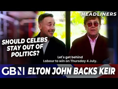 Elton John, Jason Manford and Kit Harrington BACK Starmer | Celebs pile on praise at campaign rally