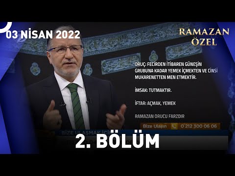 Prof. Dr. Mustafa Karataş ile Sahur Vakti - 3 Nisan 2022