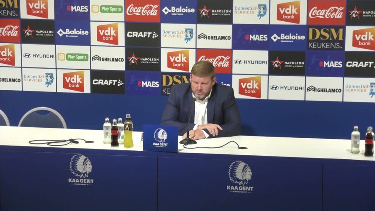 Persconferentie na KAA Gent - Vålerenga