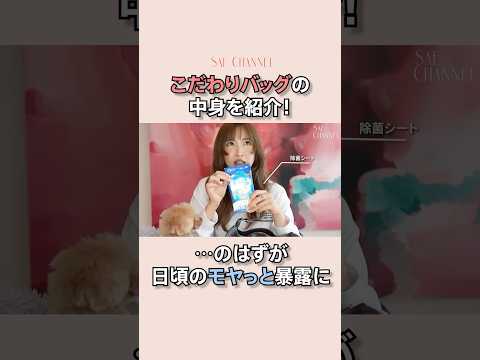 紗栄子の【カバンの中身】紹介🩷#紗栄子#美容 #ファッション#購入品紹介