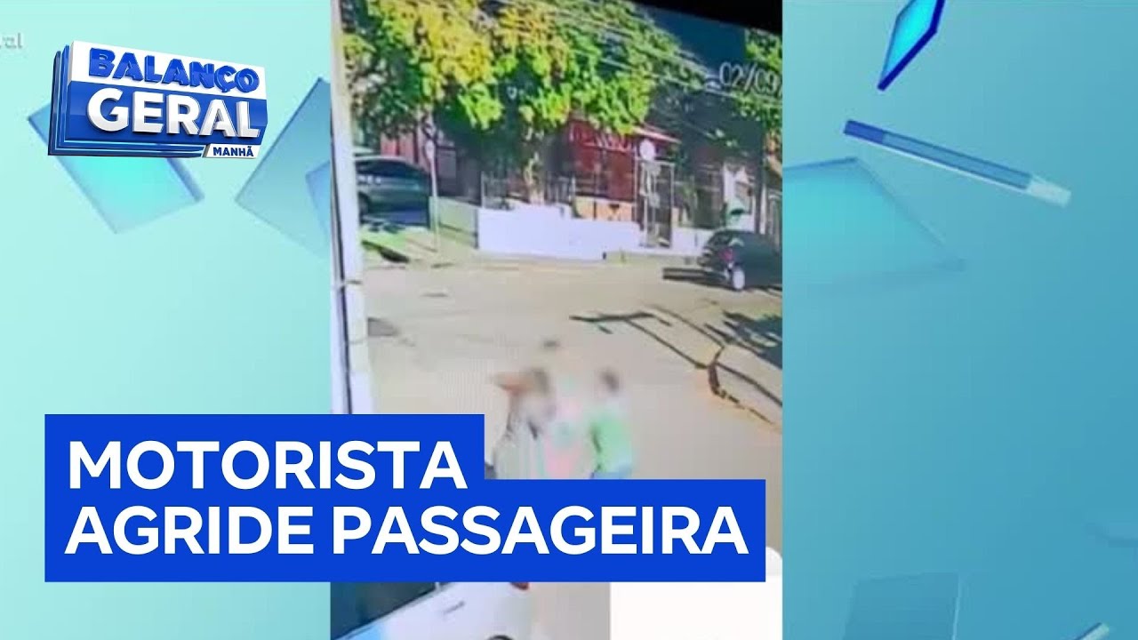 Motorista de aplicativo agride passageira que pediu parada em padaria antes do destino final