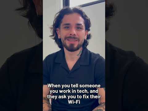 When You Tell Someone You Work in Tech, and They Ask You to Fix Their Wifi... 🤦‍♂️