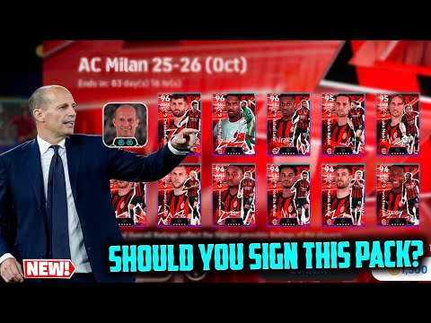 Should you Sign the New AC MILAN Pack 🤨 eFootball 2026 Mobile ? 