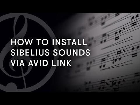 How to Install Sibelius Sounds via Avid Link