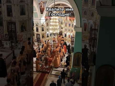 Праздник святителя Игнатия Кавказского. Андреевский собор, Ставрополь. мужской хор