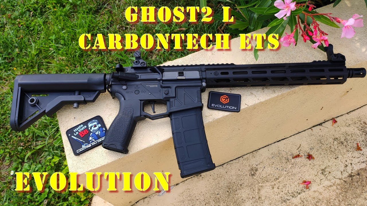 Airsoft - Evolution Ghost 2 L EMR Carbontech ETS II [French]