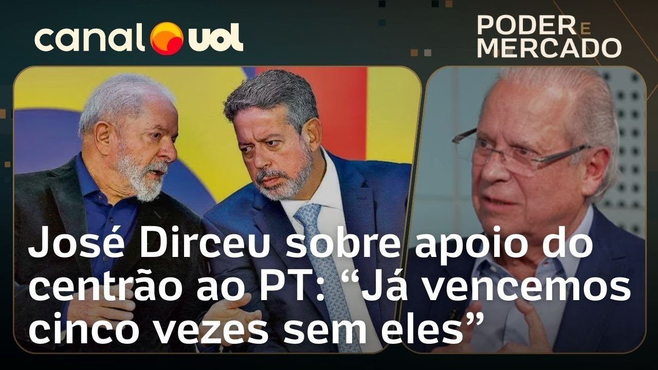 ‘É possível vencer sem eles’, diz José Dirceu sobre apoio do centrão nas eleições de 2026
