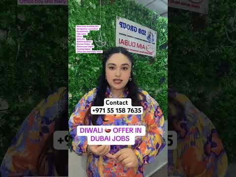 Dubai jobs Diwali offer, new job vacancy in uae #europejobs