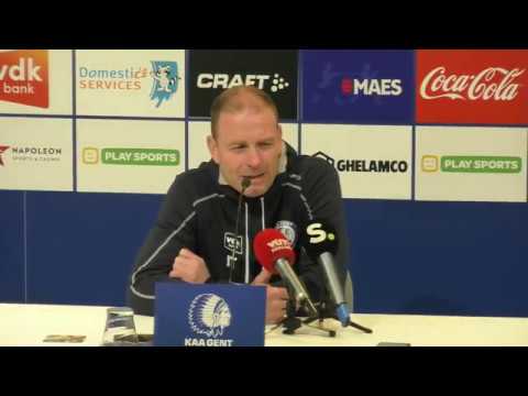 Persconferentie na KAA Gent - RSC Anderlecht