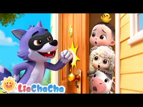 🔴The Wolf at the Door | No No Open the Door | LiaChaCha Nursery Rhymes & Kids Songs