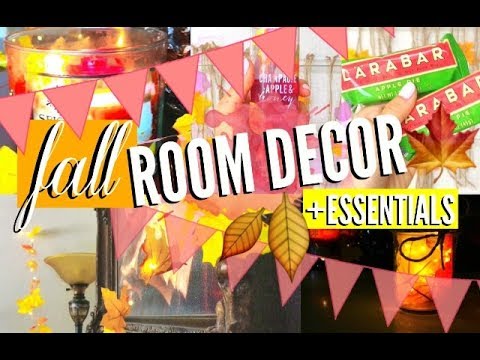 DIY CHEAP Fall Room Decor + Essentials! //EliseLife