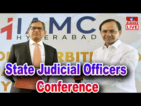 LIVE: CM KCR at Inaugural Session of State Judicial Officers Conference at Gachibowli