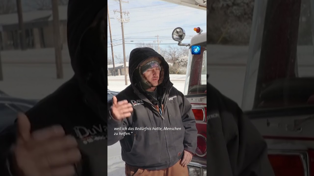 Der Wintersturm in den USA ist für einige Menschen lebensbedrohlich. nachrichten tagesschau