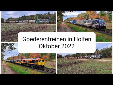 Goederentreinen in Holten | Oktober 2022