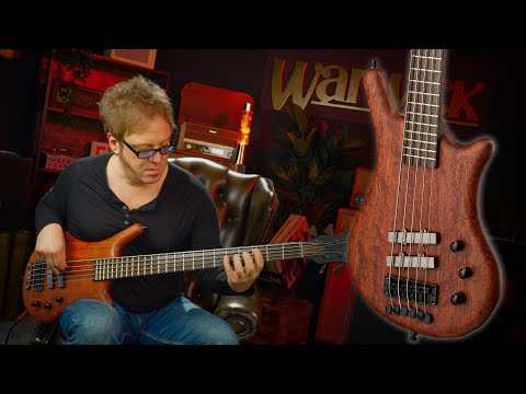 IT'S A BEAST OF A BASS!! Thumb Bolt On 5-String Bass | Warwick Masterbuilt Series