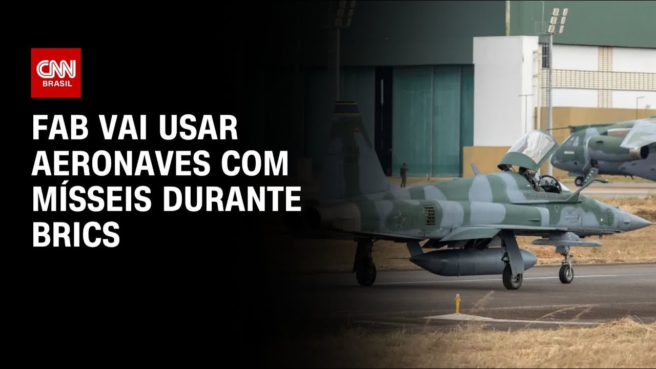 FAB vai usar aeronaves com mísseis durante Cúpula do Brics | CNN NOVO DIA