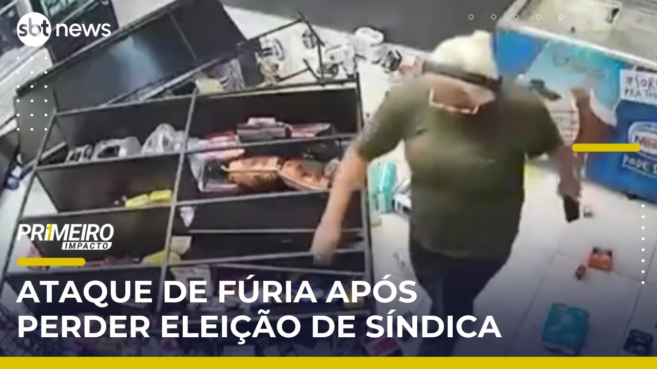 Mulher perde eleição de síndica e destrói loja do condomínio | PrimeiroImpacto