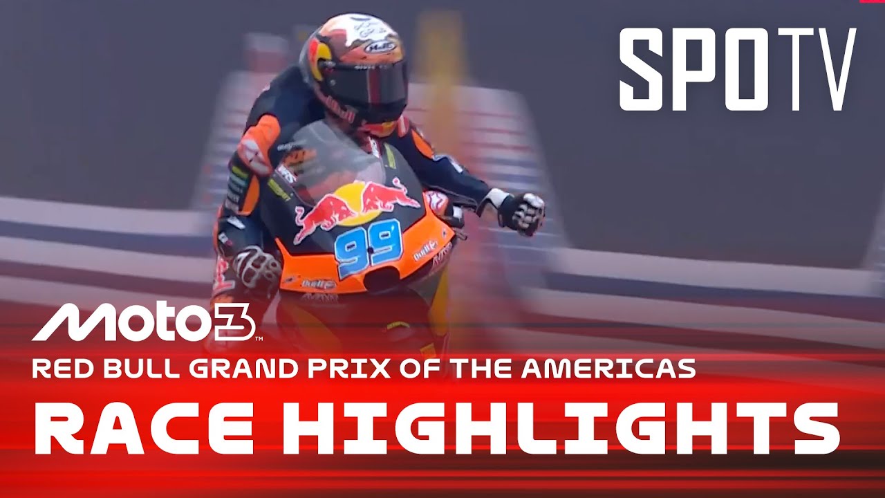 Balapan Sengit! Jose Antonio Rueda Taklukan COTA - Moto3 Race | [MotoGP Amerika]