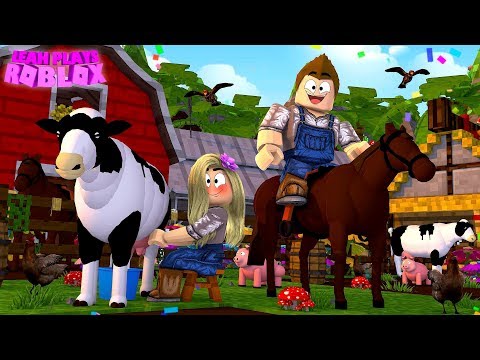 ROBLOX Little Leah Plays - GETTING MY DREAM JOB - FARMING SIMULATOR!!!