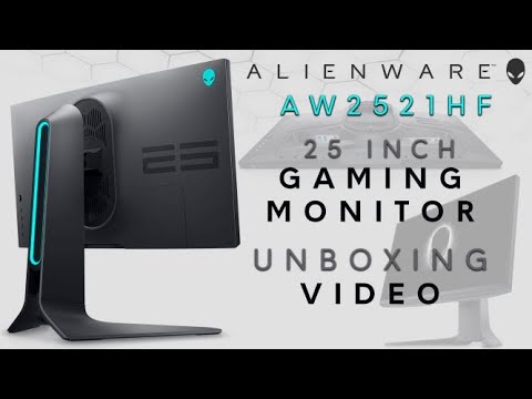 Unboxing: New Alienware 25" Gaming Monitor