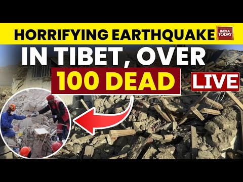 Earthquake In Tibet LIVE | Nearly 100 Dead After Multiple Earthquakes | Tremors Felt In India