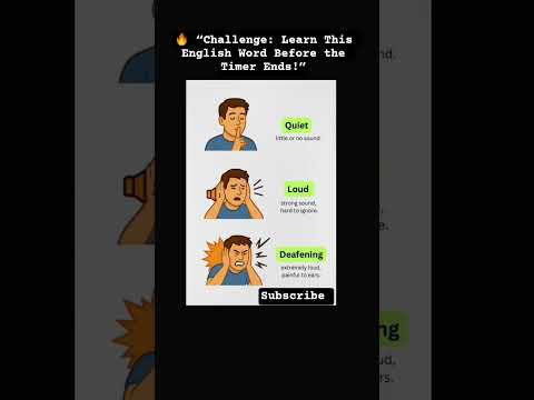 🔥 “Challenge: Learn This English Word Before the Timer Ends!”#englishlanguage #englishlearning