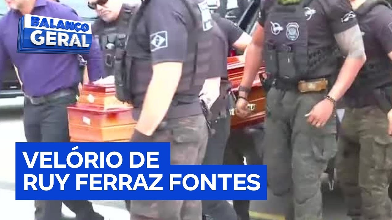Corpo do delegado Ruy Ferraz Fontes é velado na Alesp com homenagens de familiares e autoridades