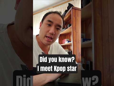 Did you know? I meet K-pop star #shorts #kpop #jjcc #kevinkim #koreansinger