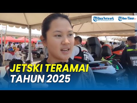 Puluhan Rider Jetski 5 Negara Adu Cepat di Pantai Biru, Kota Makassar Sulawesi Selatan