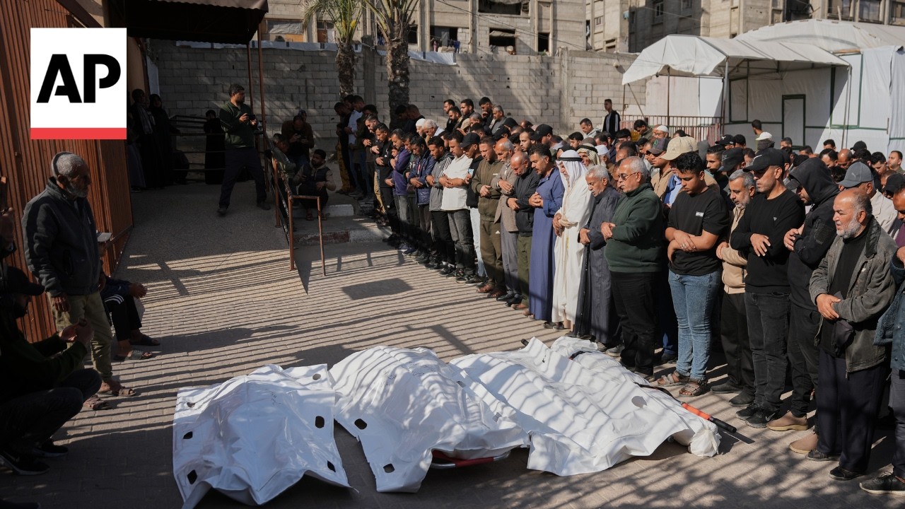 Israeli strikes kill at least 5 in civilian area of the Gaza Strip