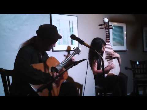 Ancient Future - Chinese Pipa and Scalloped Fretboard Guitar Improv with Shenshen Zhang and Matthew Montfort 