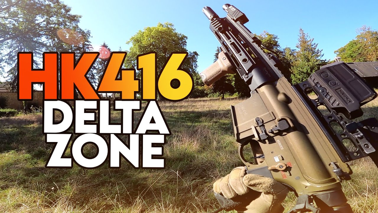 AIRSOFT FRANCE 🇫🇷 : HK416 Polarstar sur Delta Zone Eclatax