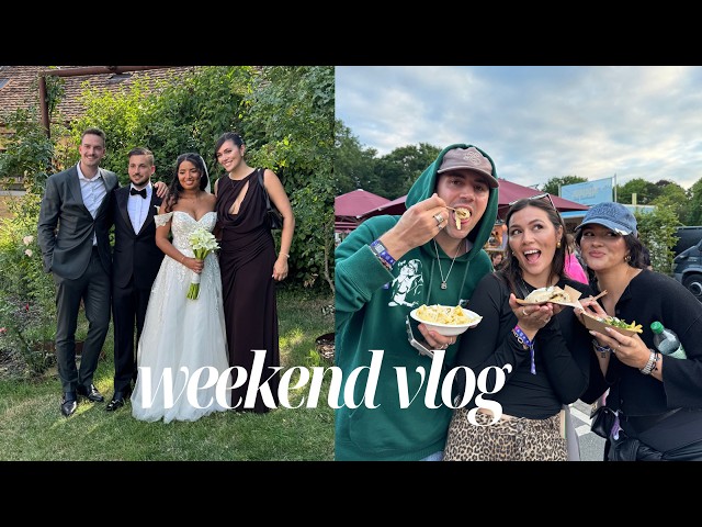 Hochzeit, Festival, Chaos?! 💒🎤 Unser wildes Wochenende im Vlog!
