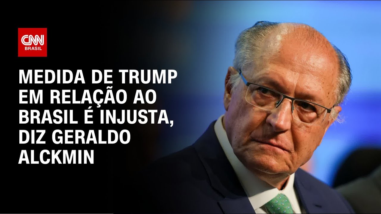 Geraldo Alckmin repercute fala de Trump sobre tarifa | CNN 360º