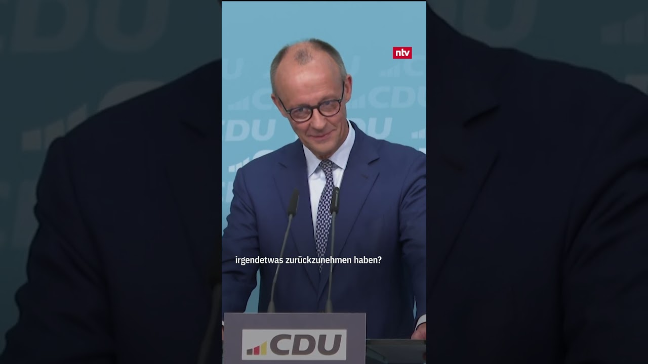 "Ich habe gar nichts zurückzunehmen" - Merz zu seiner "Stadtbild"-Aussage | ntv