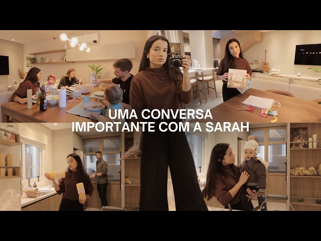 Compras no shopping e rotina em casa com a família