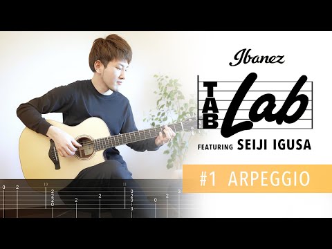 (FREE TAB & TUTORIAL) Ibanez TABLAB #1 – Arpeggio